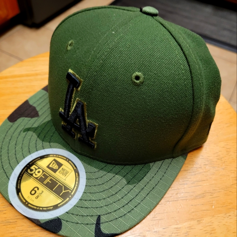 LA Dodgers New Era 59Fifty Memorial Day Hat 6 3/8
